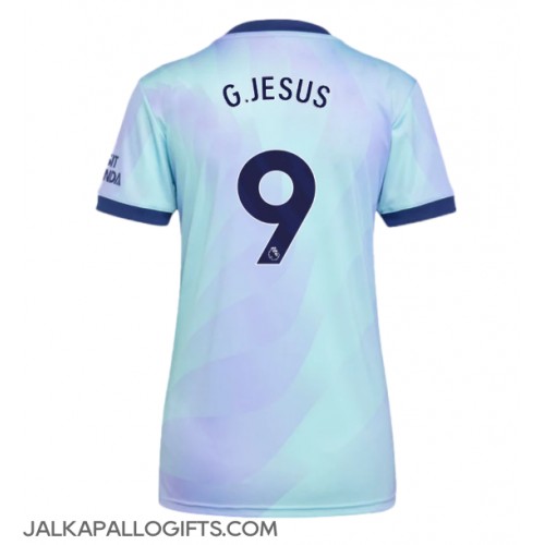 Arsenal Gabriel Jesus #9 Kolmaspaita Naiset 2024-25 Lyhythihainen